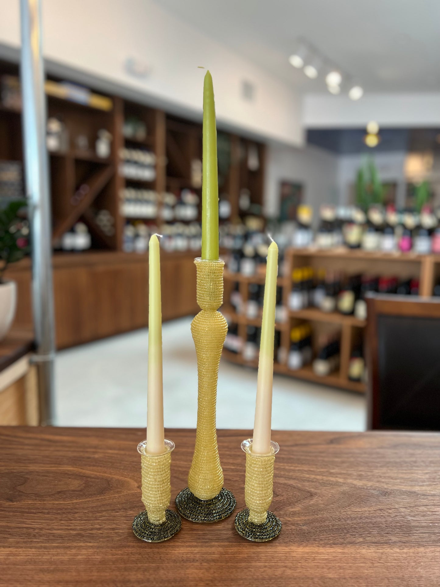 Velaburn Yellow Candle Stick Holder
