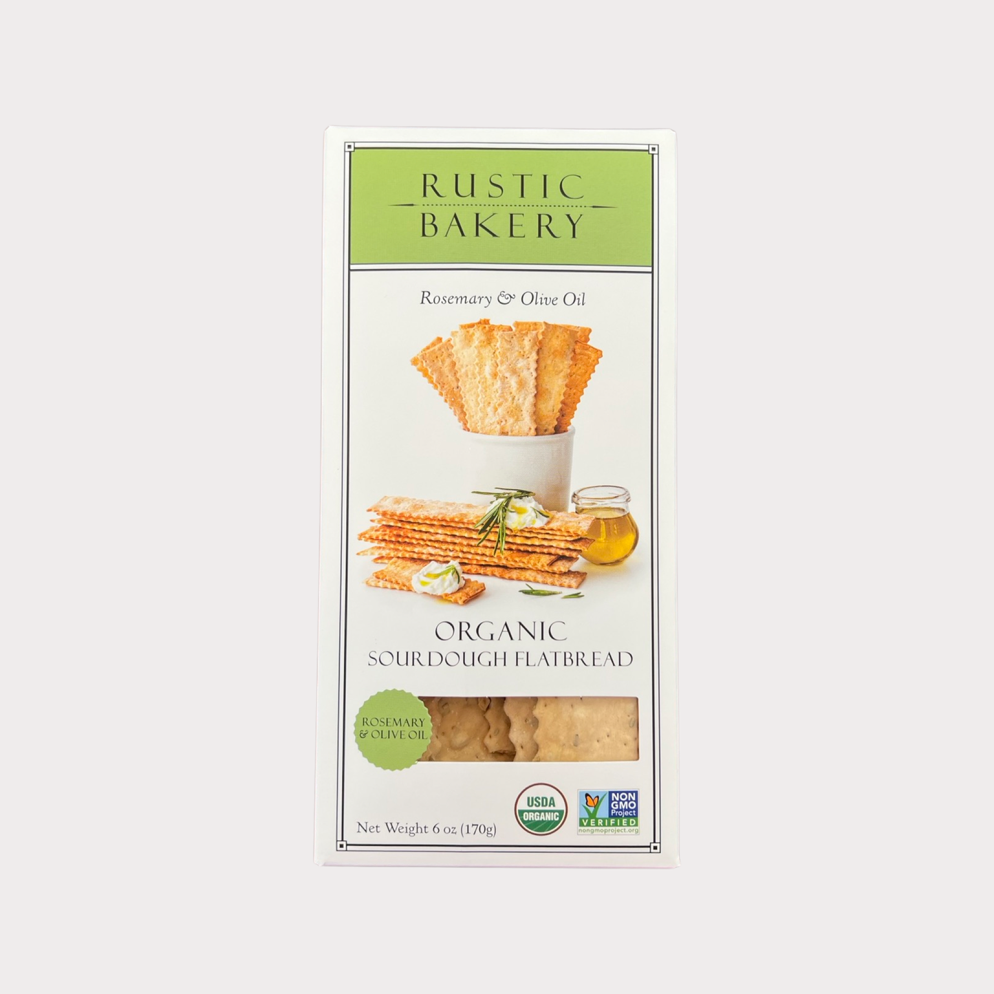 Rustic Bakery Rosemary & Olive Oil Classic Flatbreads