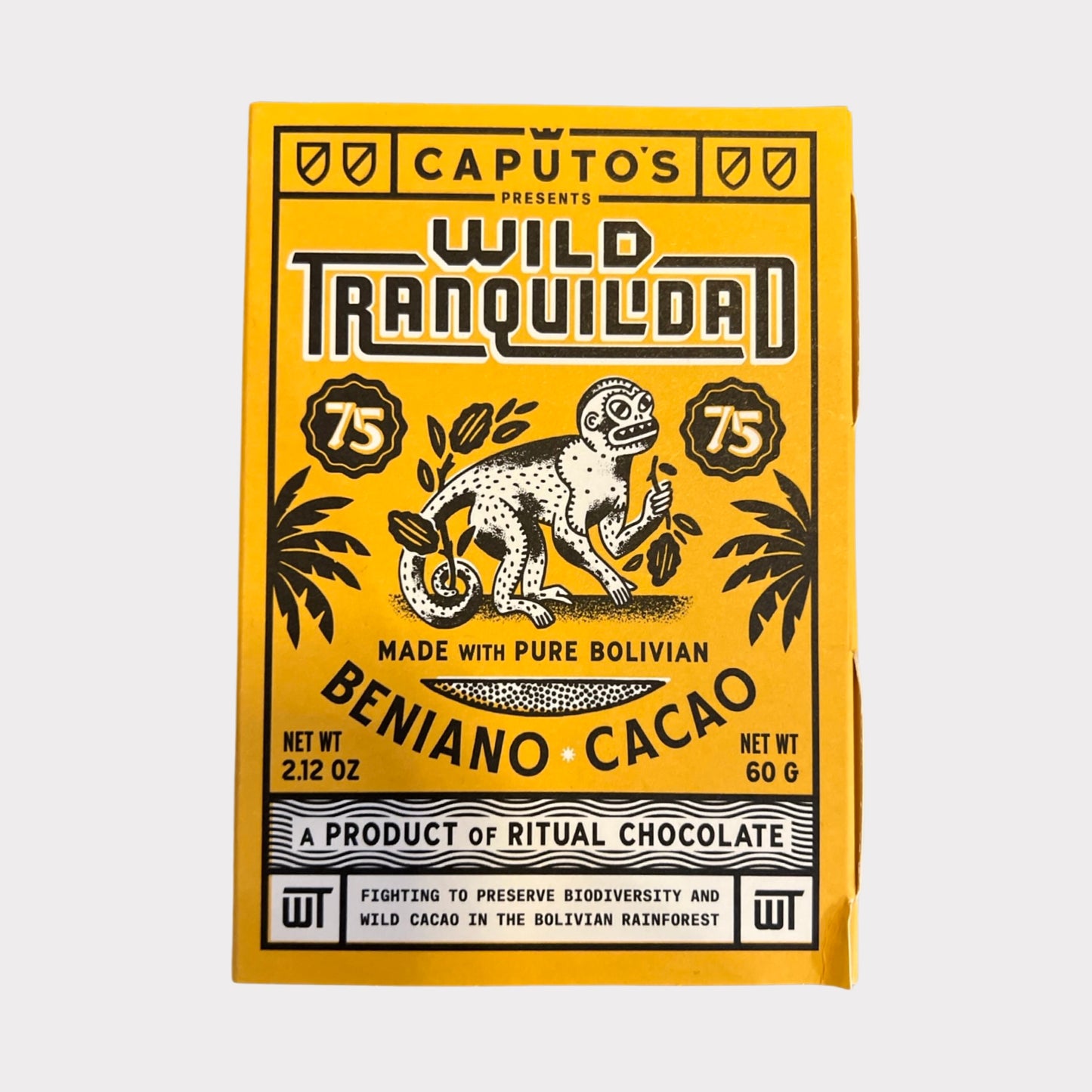 Caputo's Wild Tranquilidad 75% by Ritual, 60g