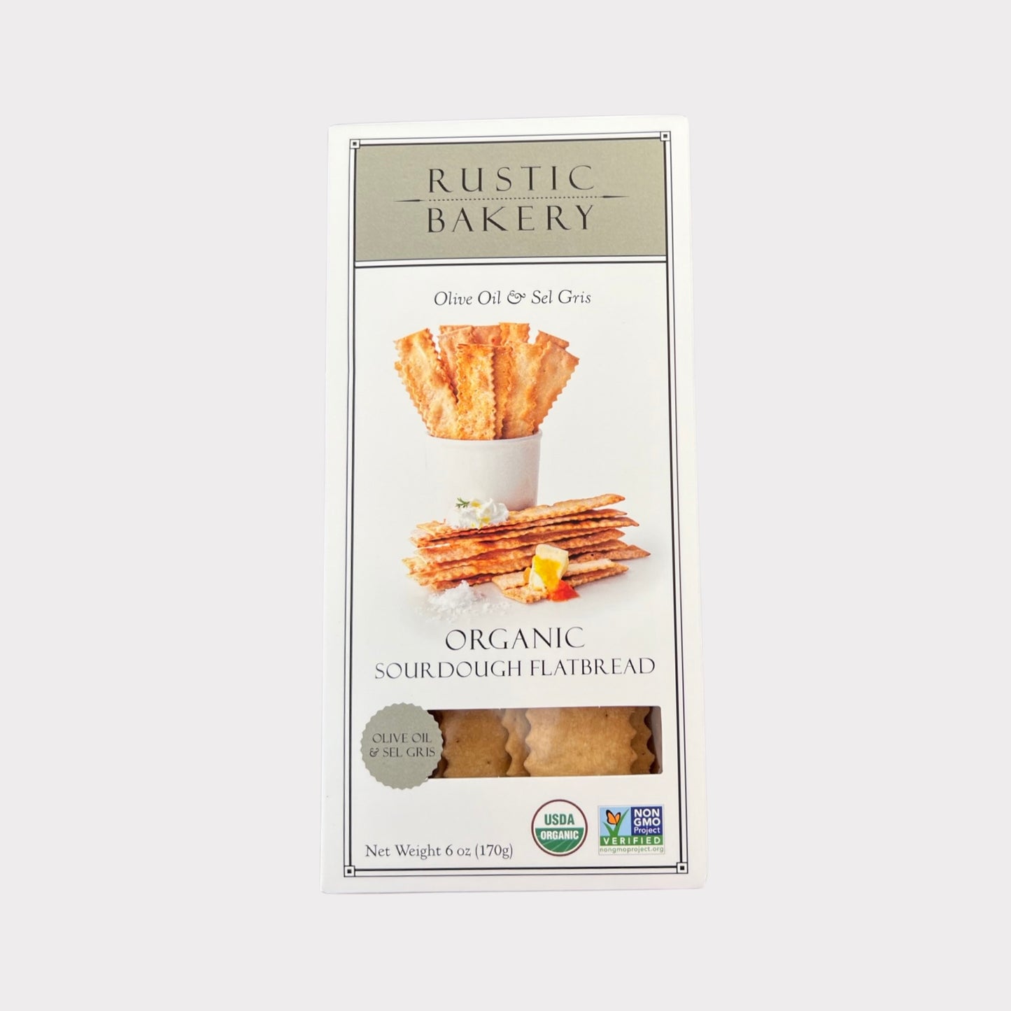 Rustic Bakery Olive Oil & Sel Gris Classic Flatbread