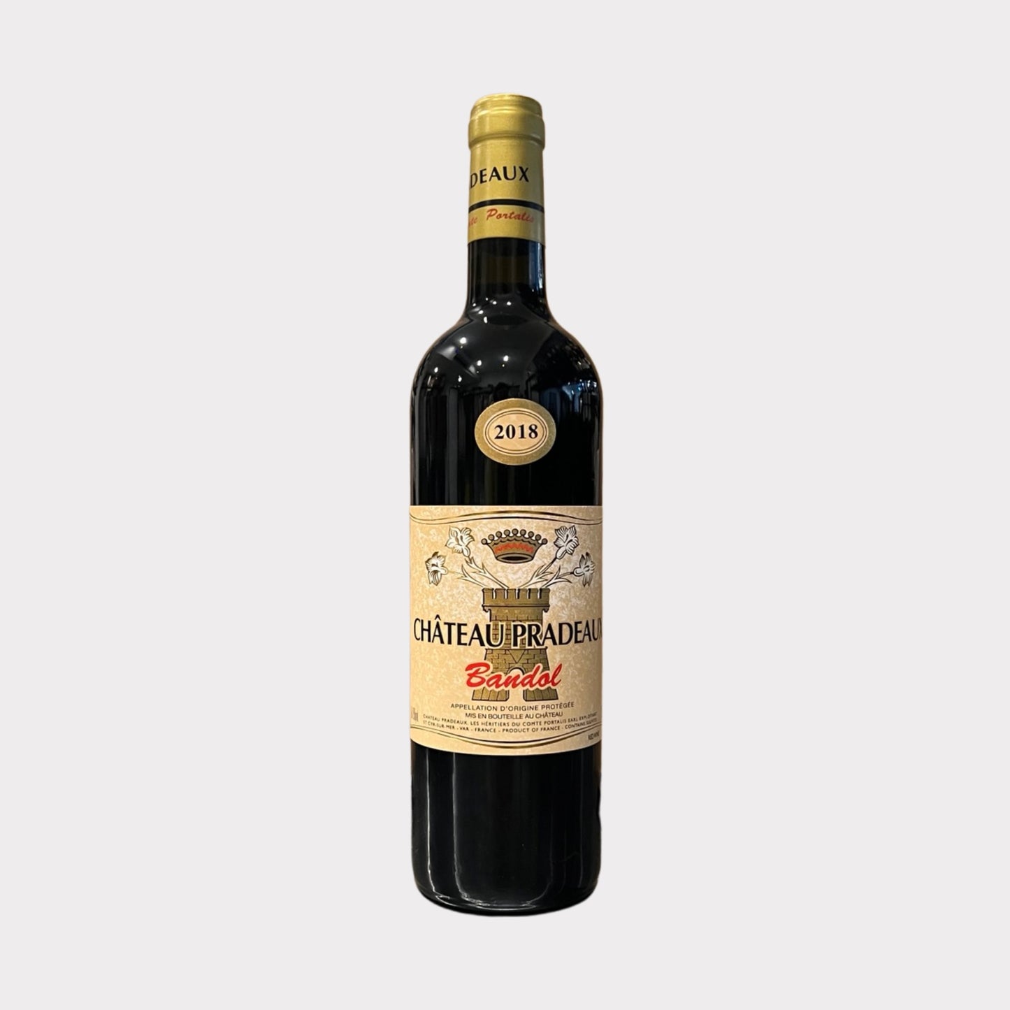 2018 Chateau Pradeaux Bandol Rouge