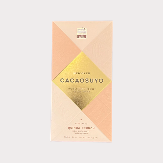 Cacaosuyo Piura Milk Chocolate w/ Quinoa Mini