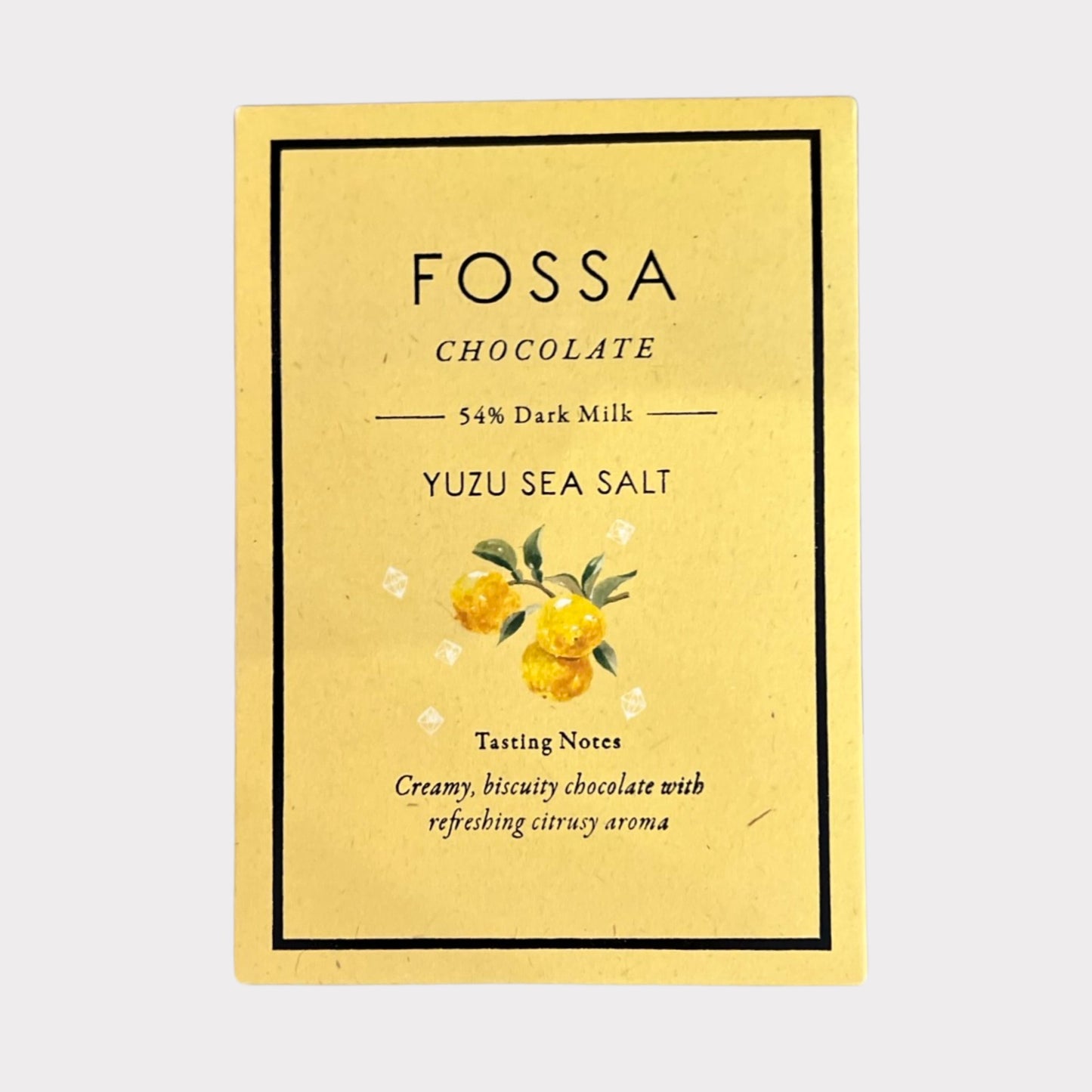 Fossa Yuzu Sea Salt Chocolate, 50g