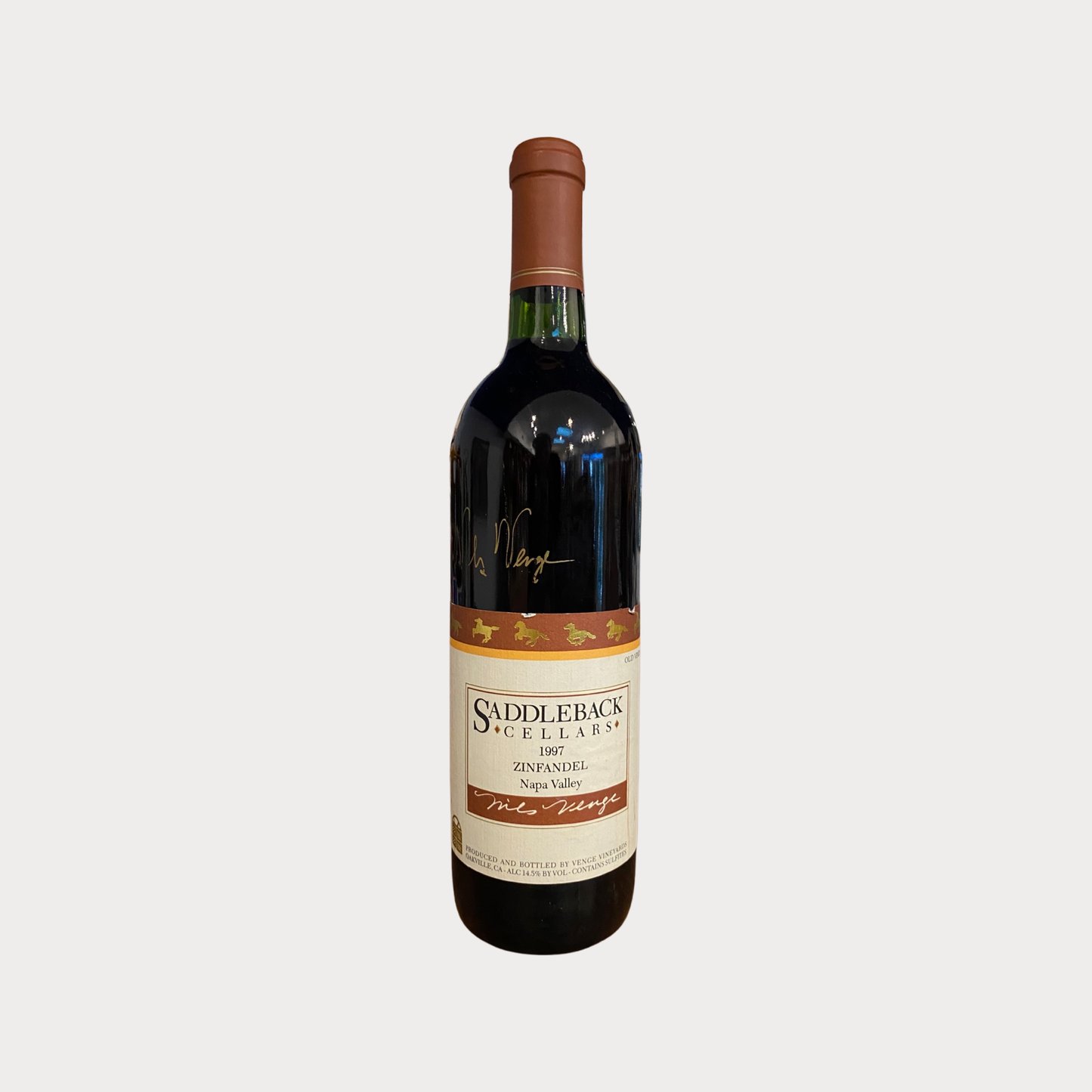 Saddleback Cellars Zinfandel Old Vines 1997