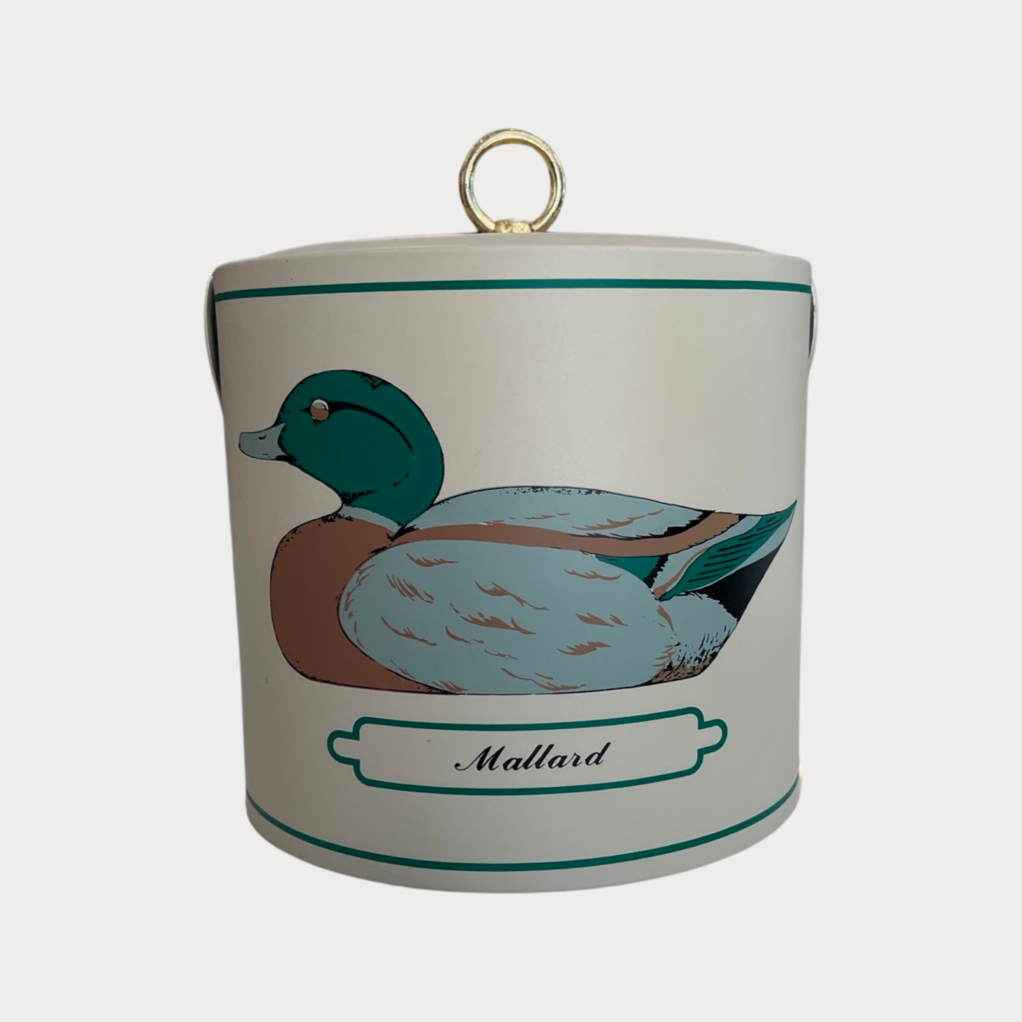 Mallard Duck Ice Bucket w/ Lid