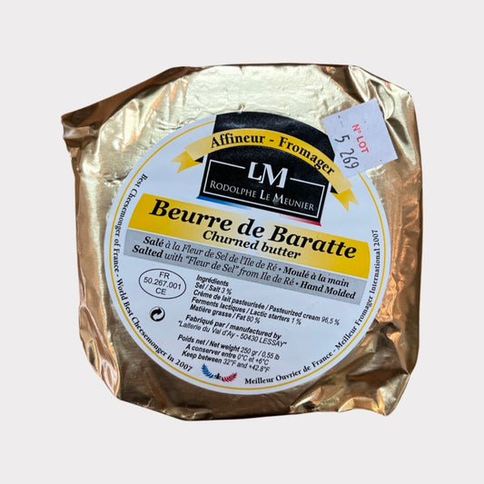 Beurre de Baratte Demi-Sel  (Shipping Unavailable - Pick Up Only)