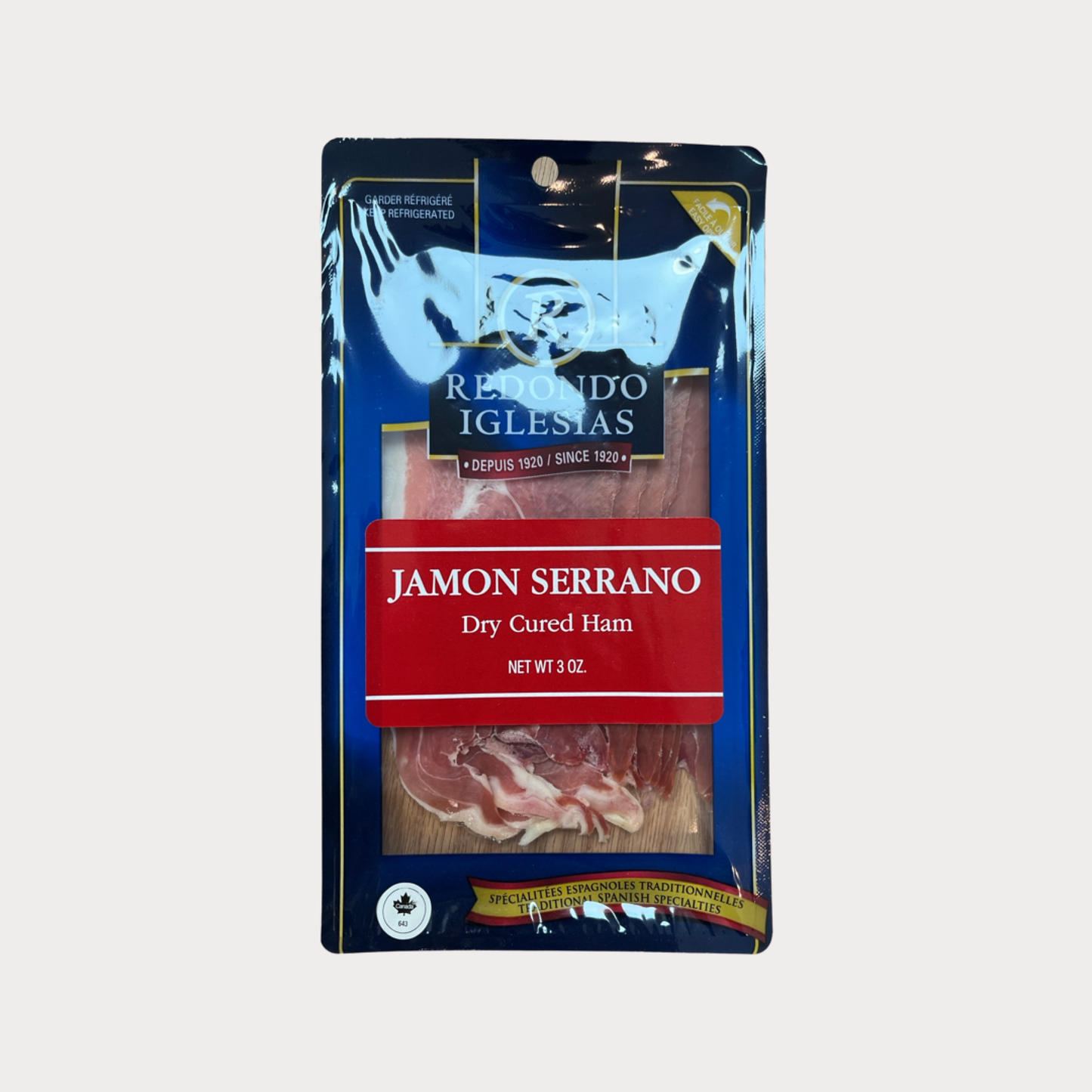 Sliced Serrano Ham Redondo Eglesias Jason